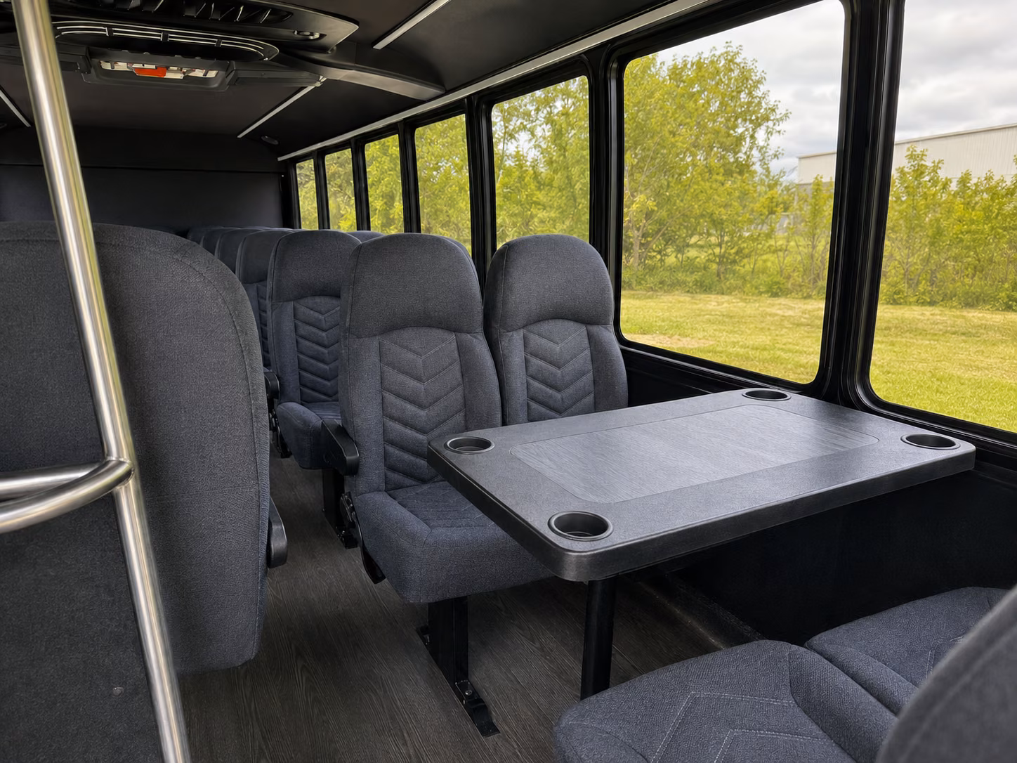 layton 20 passenger minibus interior