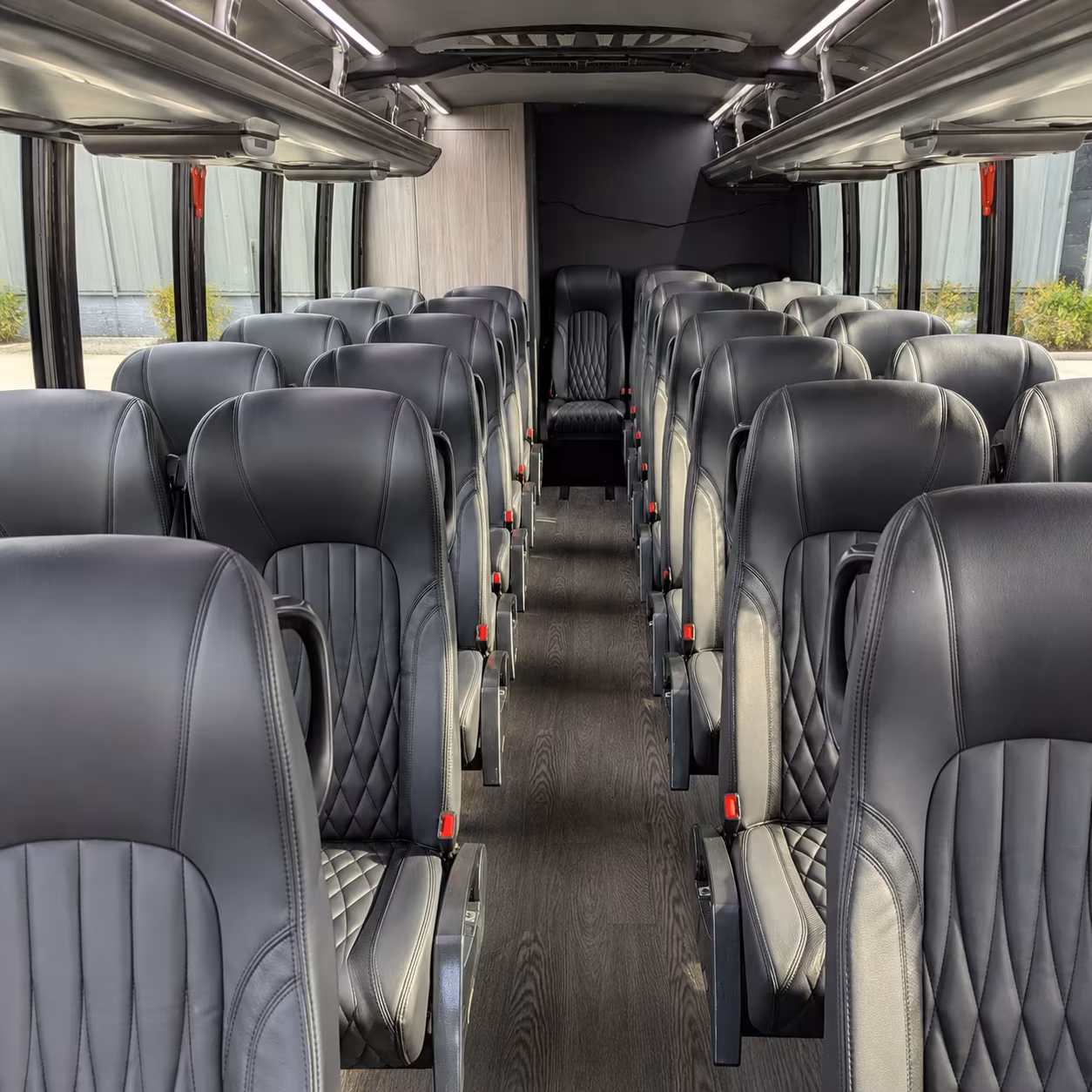 layton 28 passenger minibus inside