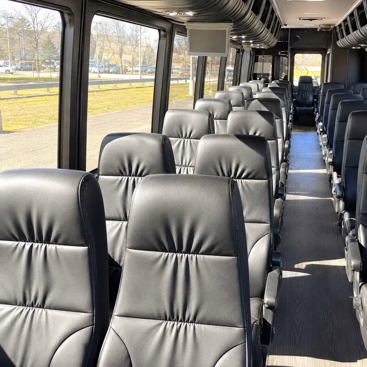 layton 30 passenger minibus inside