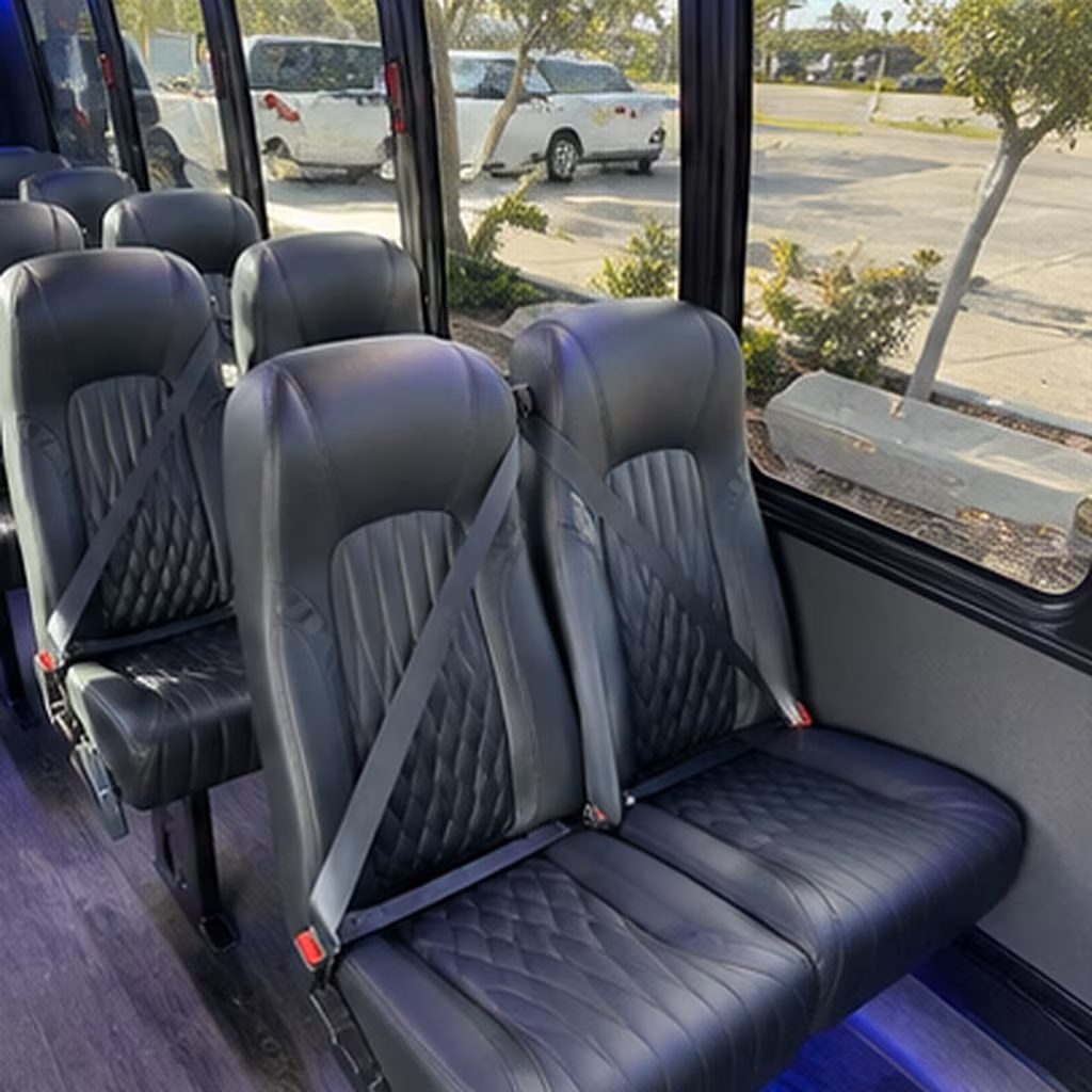 layton 35 passenger minibus interior