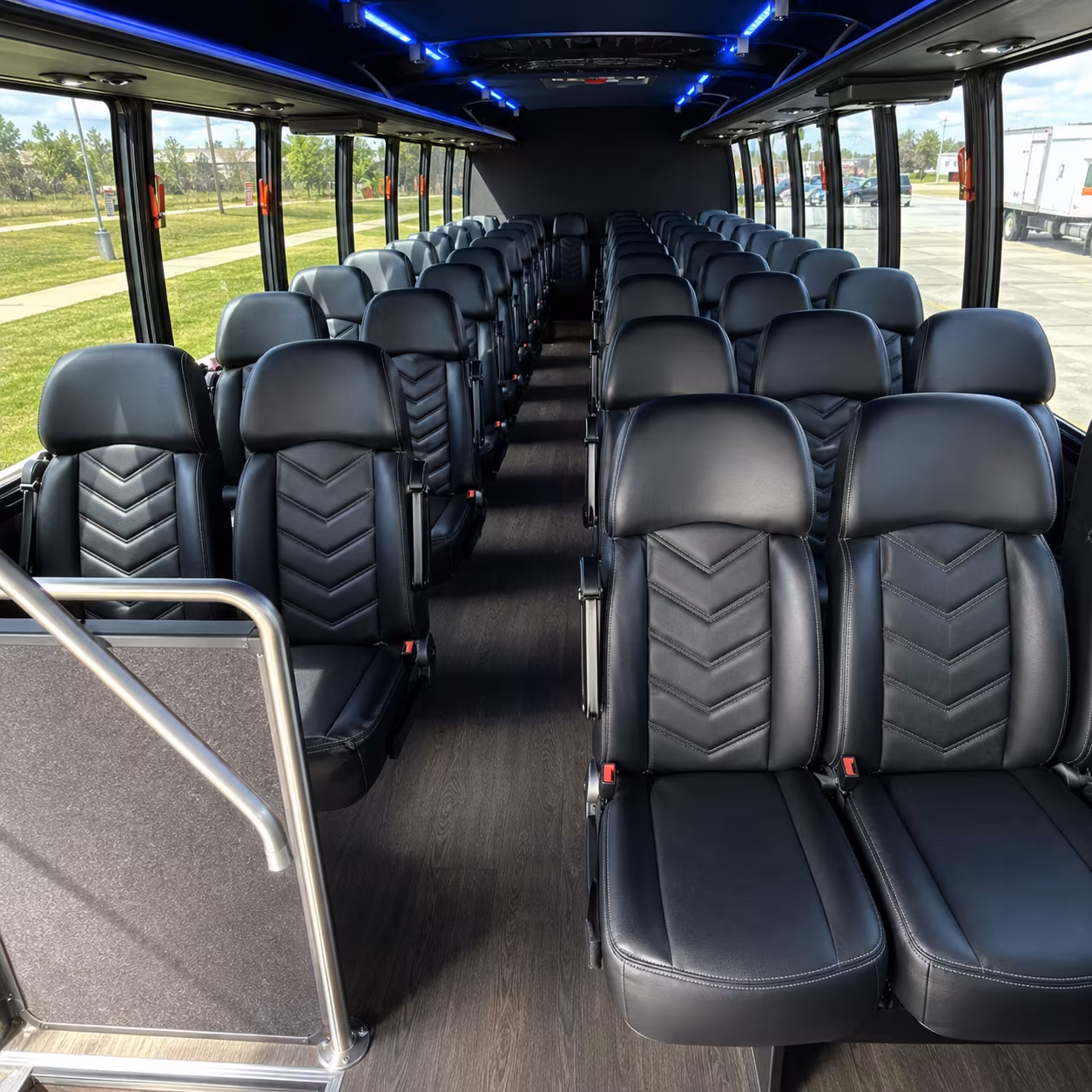layton airport transportation onboard seating
