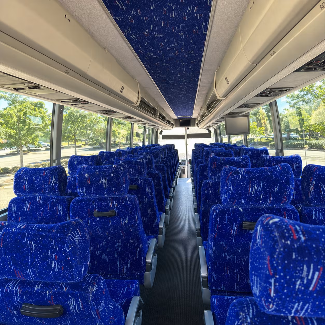 layton charter bus interior