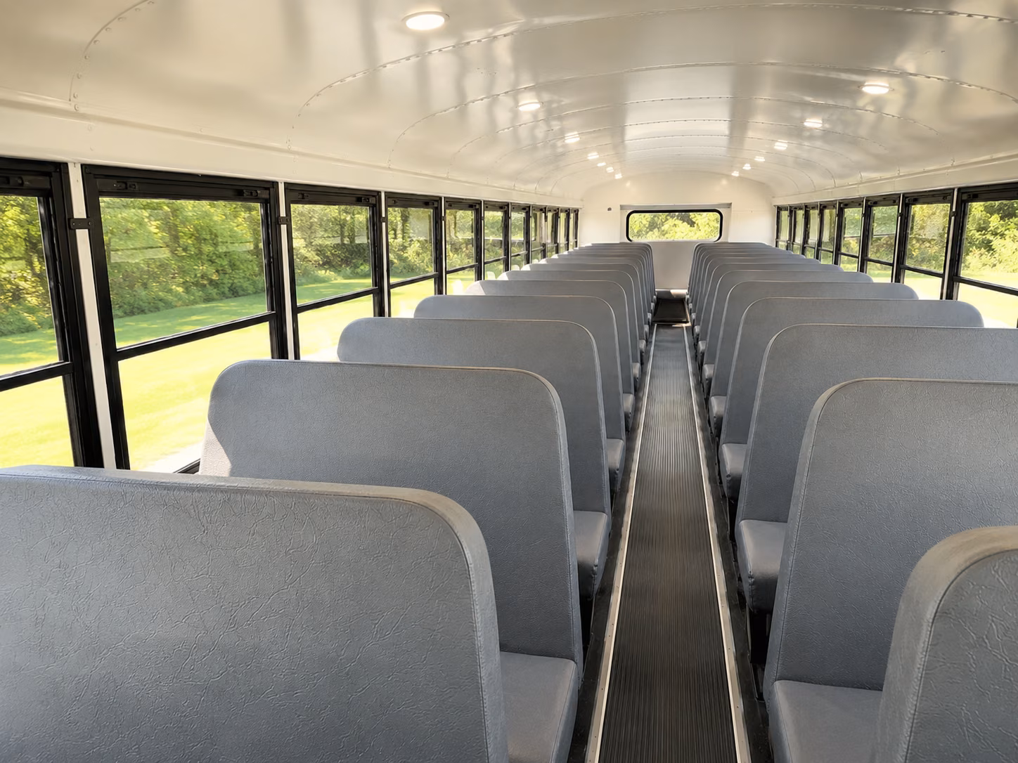 layton school bus inside