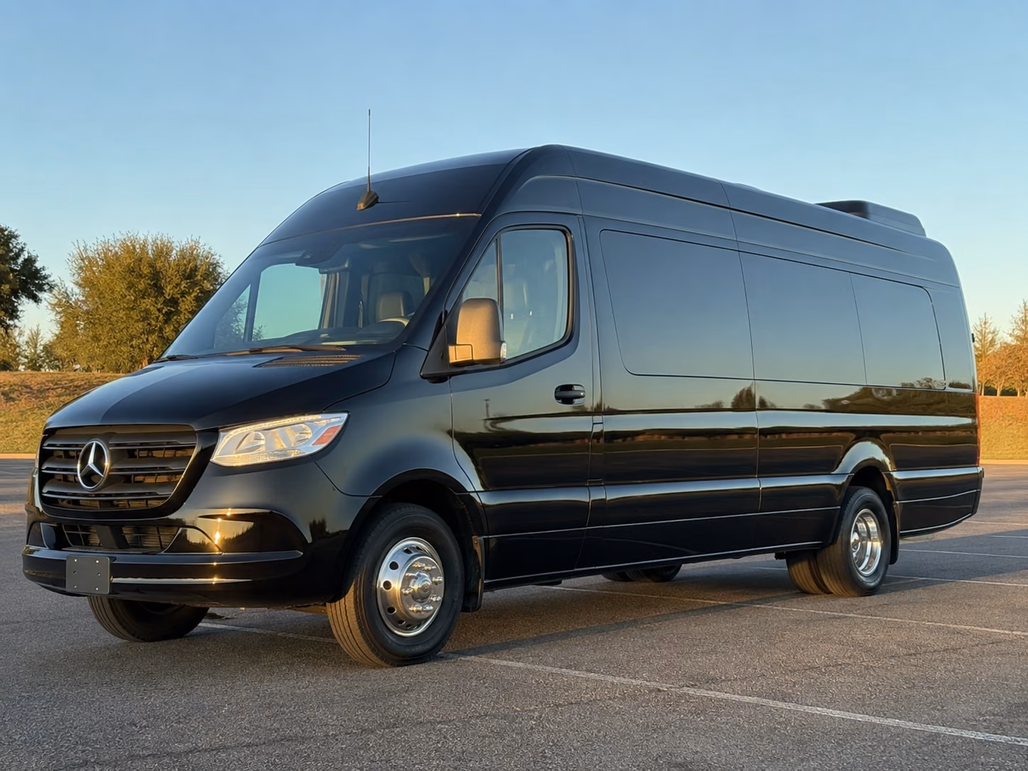 sprinter van minibus rentals for small groups flying out of layton